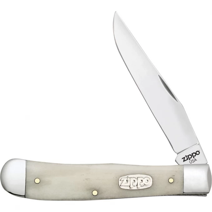 Нож перочинный ZIPPO SMOOTH NATURAL BONE TRAPPER + ЗАЖИГАЛКА 50545_207 Нож перочинный ZIPPO SMOOTH NATURAL BONE TRAPPER + ЗАЖИГАЛКА 50545_207
