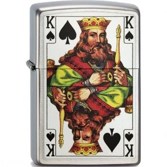 Зажигалка ZIPPO CLASSIC 28489 Classic Brushed Chrome